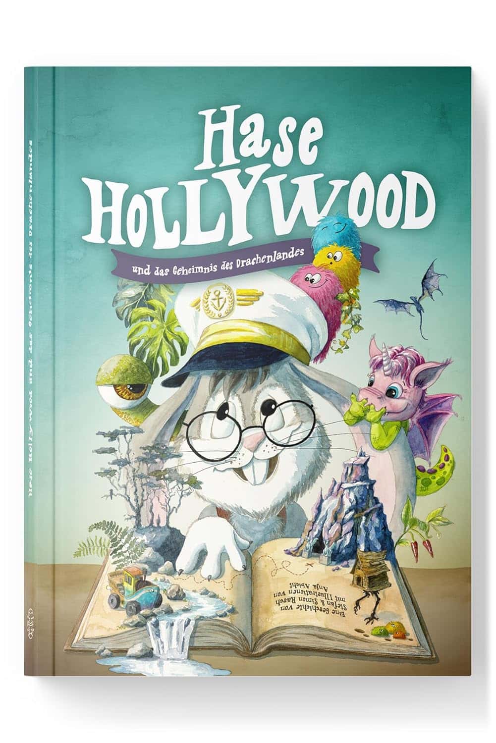 Hase Hollywood und das Geheimnis des Drachenlandes: Farbenfrohes, lustiges Abenteuer-Kinderbuch ab 4–9 Jahren | Vorlesebuch voller Fantasie mit Piraten, Drachen und Einhörnern