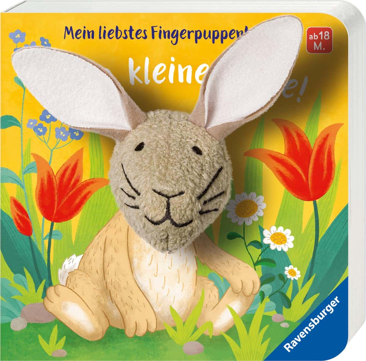 Mein liebstes Fingerpuppenbuch: Hallo, kleiner Hase! - Ostergeschenk für Kinder ab 1,5 Jahren