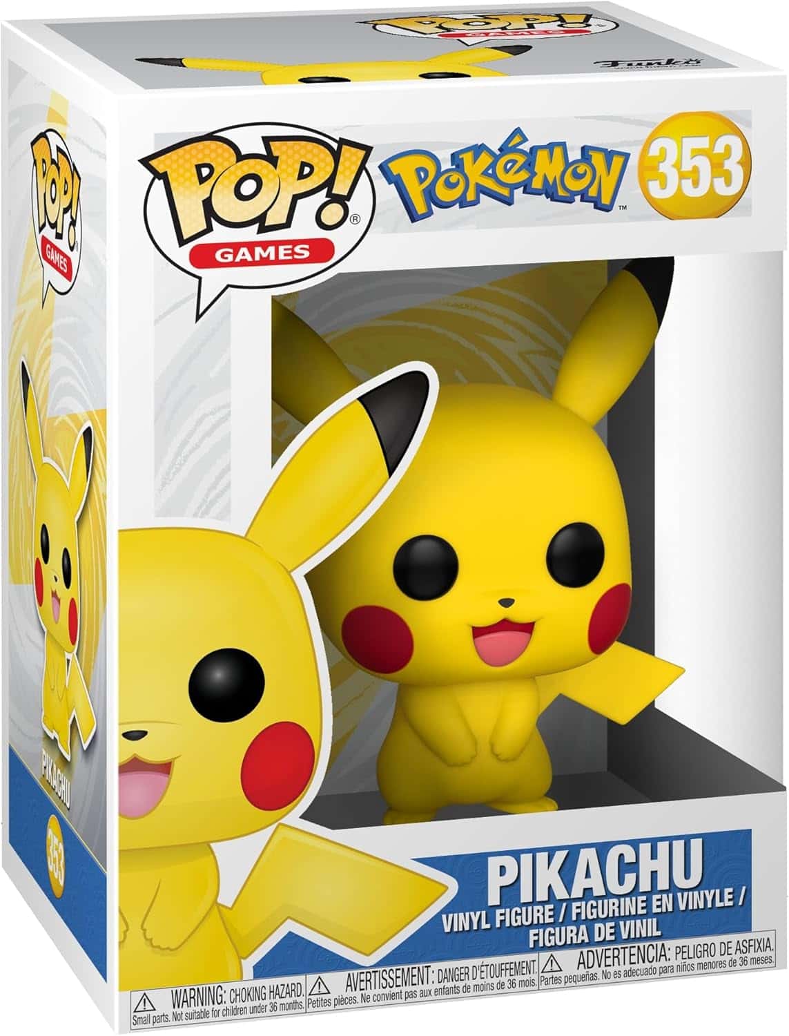 Funko Pop! Games: Pokemon - Pikachu - Vinyl-Sammelfigur 
