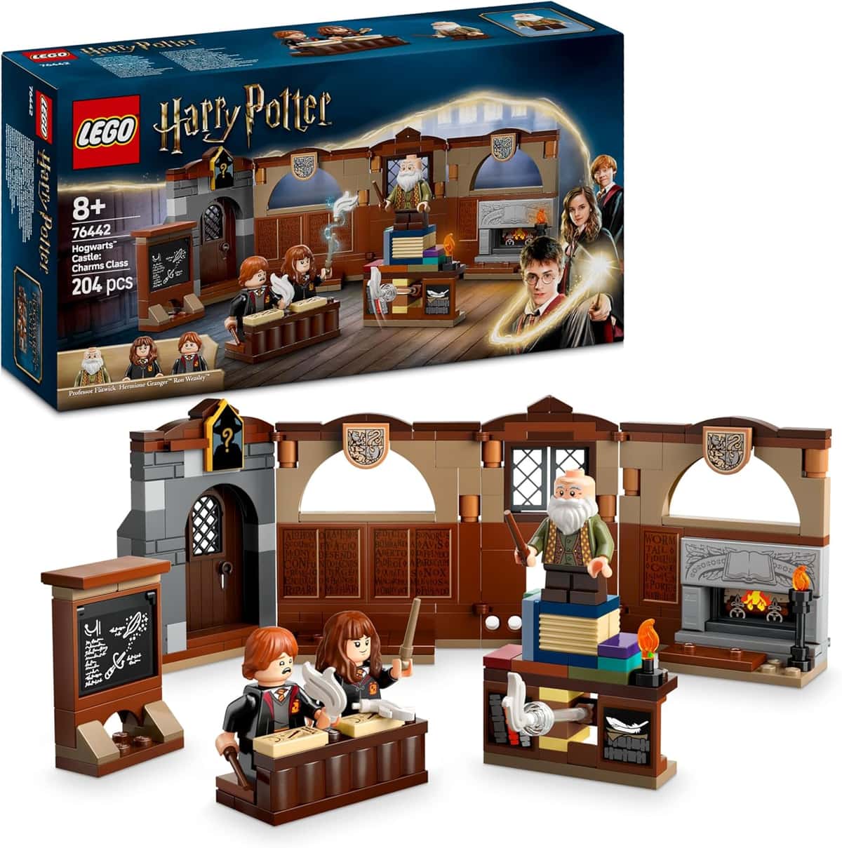 LEGO Harry Potter Schloss Hogwarts: Zauberkunstunterricht, Set mit 3 Minifiguren