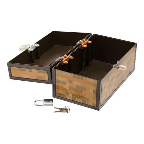 Paladone Minecraft Offiziell lizenzierte Truhe Spardose, Spielzimmer Dekor und Merchandise für Jungen und Mädchen, Sparschwein Geschenk Zubehör für Spielzimmer und Schlafzimmer – Bild 3