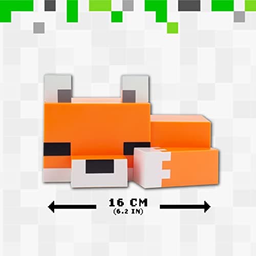 Minecraft Fuchs Nachtlicht - Offiziell lizenziert, Süße Lampe, Geschenk für Jungs & Mädchen, Gaming-Zimmerzubehör & Deko fürs Kinderzimmer – Bild 3
