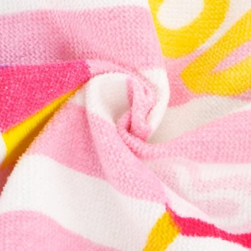 Peppa Pig Handtuch | Badeponcho Kinder | Poncho Handtuch Mit Kapuze | Einheitsgröße Rosa – Bild 7