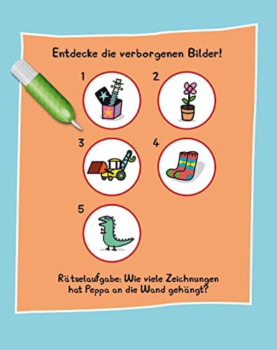Peppa Pig Wasserzauber - einfach mit Wasser malen: Malbuch mit Wassertankstift für Kinder ab 3 Jahren – Bild 6