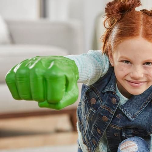 Marvel Avengers Hulk Gamma-Schmetterfäuste Rollenspielzeug, grün – Bild 4