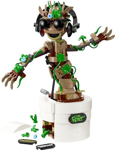 LEGO | Marvel Tanzender Groot - Animierte Minifigur eines Charakters aus Guardians of The Galaxy - Interaktives Spielset  – Bild 6