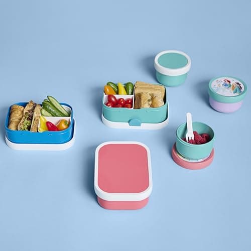 Mepal - Brotdose Kinder Campus - Bento Box Kinder - Brotdose Kinder mit Fächern & Gabel - Meal Prep Box mit Clip-Verschluss - BPA-frei & Spülmaschinenfest - 750 ml - Avengers – Bild 7