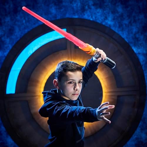 Star Wars Power-Kristall Lichtschwert, 7 Farben & 10 Kristalle, 50+ Farbwechsel-Kombinationen, Lichter & Geräusche, Spielzeug für Jungen und Mädchen ab 4 Jahren – Bild 6