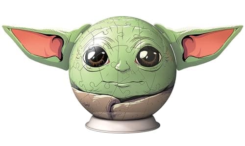 Ravensburger 3D Puzzle 11556 - Puzzle-Ball Grogu - Puzzle-Ball mit ansteckbaren Ohren – Bild 4