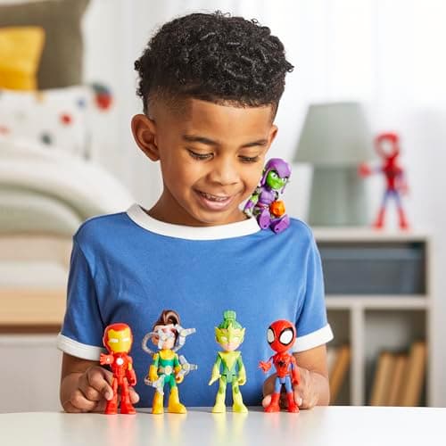 Marvel Spidey und Seine Super-Freunde, Freunde & Schurken Set, Action-Figurenset – Bild 5