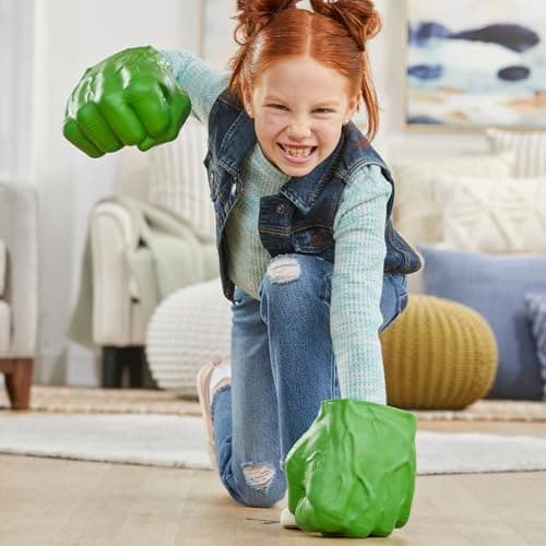 Marvel Avengers Hulk Gamma-Schmetterfäuste Rollenspielzeug, grün – Bild 7