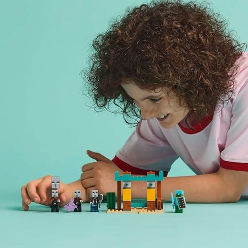 LEGO Minecraft Die Illager-Wüstenpatrouille - Gaming Spielzeug mit Figuren, darunter EIN Plünderer, EIN Vindikator und EIN Kaktusritter – Bild 2