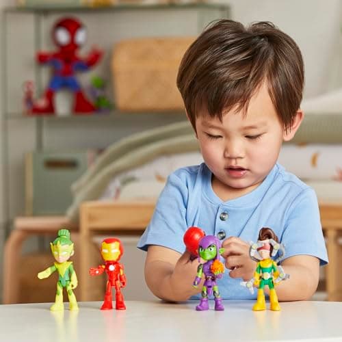Marvel Spidey und Seine Super-Freunde, Freunde & Schurken Set, Action-Figurenset – Bild 4