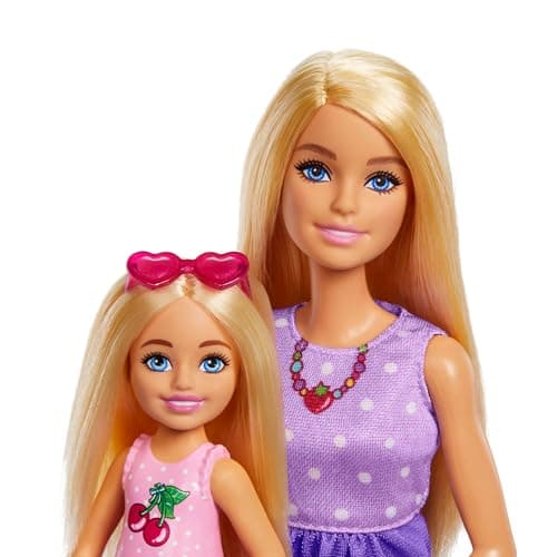 Barbie Family & Friends Spielset aus Puppen und Accessoires, Spielset mit Picknick-Thema, Mode, kleinen Puppen und 9 Accessoires inkl. Essen – Bild 2