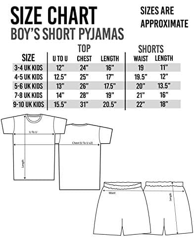 Pokemon Pikachu Gesicht Grau Gelb Jungen Kinder Short-Pyjamas Nachtwäsche Set – Bild 8