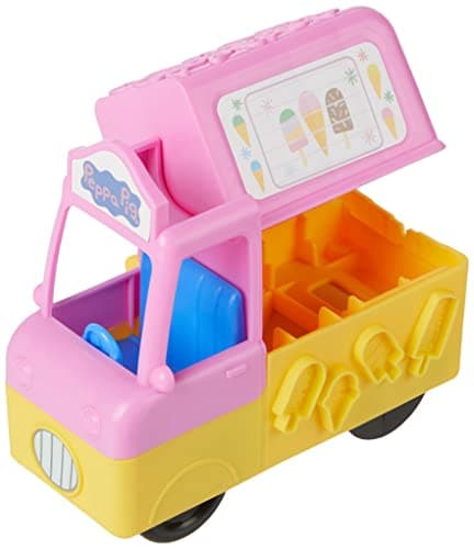 Play-Doh Peppas Eiswagen Bastel-Set, Peppa und Schorsch Figuren und viele Accessoires und Formen, kreatives für Kinder ab 3 Jahren – Bild 5
