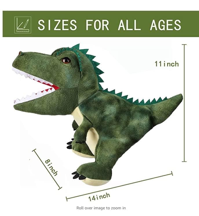 Dinosaurier Handpuppen Dinosaurier Spielzeug – Bild 3