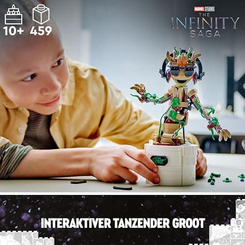 LEGO | Marvel Tanzender Groot - Animierte Minifigur eines Charakters aus Guardians of The Galaxy - Interaktives Spielset  – Bild 4