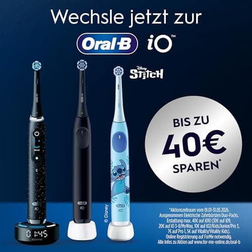 Oral-B Pro Kids Frozen Elektrische Zahnbürste für Kinder — Electric Toothbrush ab 3 Jahren inkl. 1 Aufsteckbürste, Reise-Etui und 2 Putzmodi für Zahnpflege, Blau/Lila – Bild 2