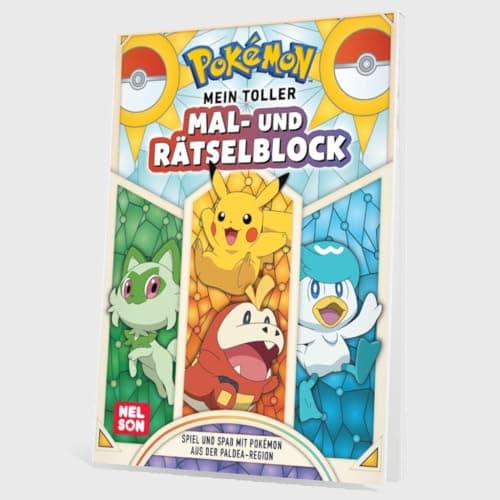 Pokémon Activity-Buch: Mein toller Mal- und Rätselblock: Spiel und Spaß mit Pokémon aus der Paldea-Region | Für Jungen und Mädchen ab 4 Jahren – Bild 4