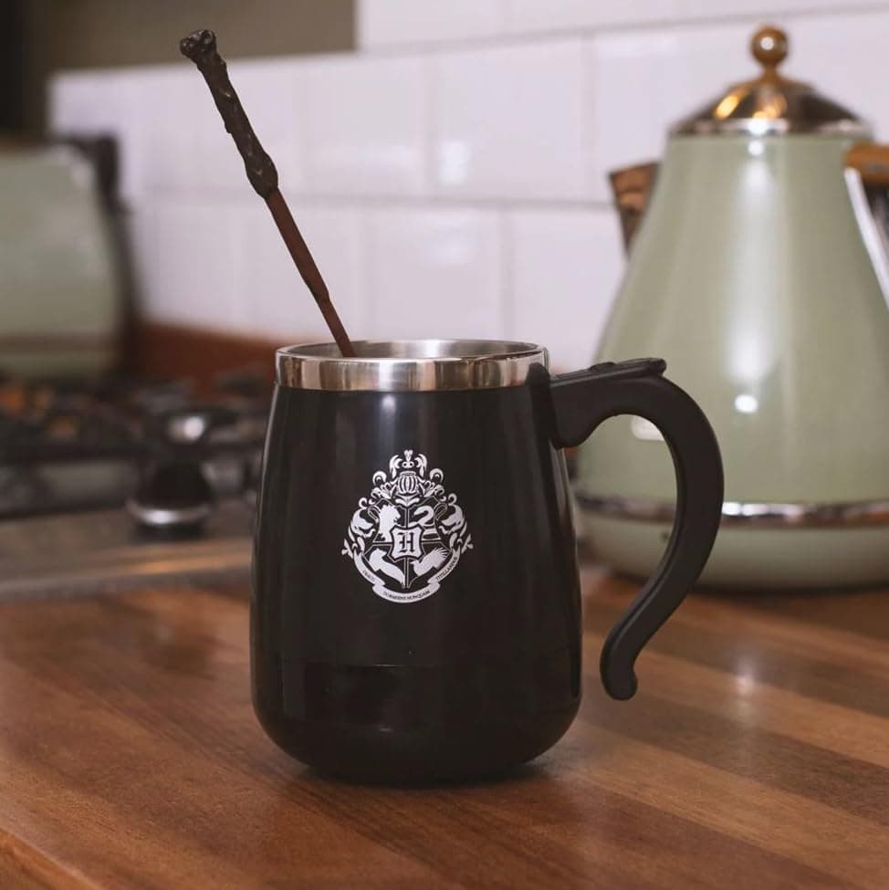 Harry Potter Tasse mit Zauberstab, Selbstrührende Tasse – Bild 2