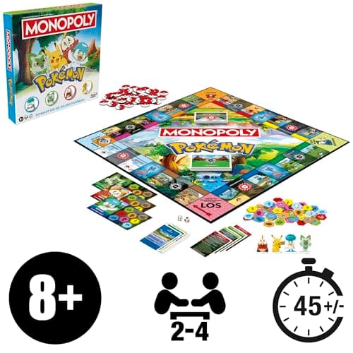 Monopoly Pokémon Edition Brettspiel - Deutsch Fassung – Bild 4