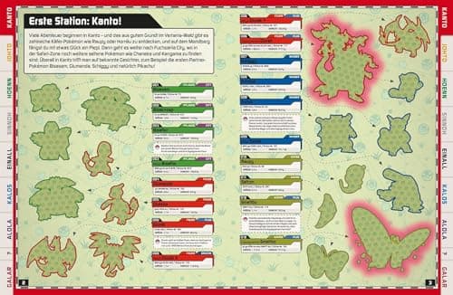Pokémon: Das große Stickerbuch mit allen Regionen von Kanto bis Galar: mit über 1000 Sickern – Bild 3