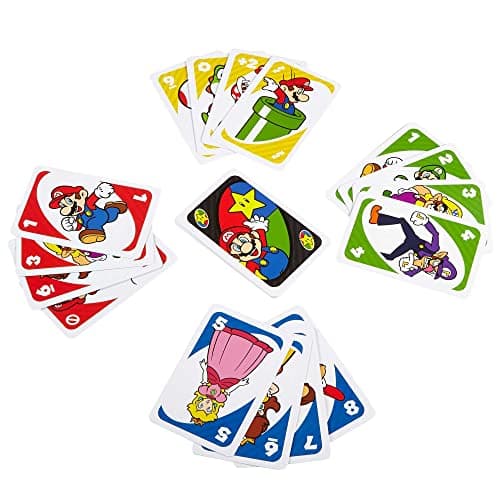 Mattel Games DRD00 - UNO Super Mario Kartenspiel, geeignet für 2-10 Spieler, Kartenspiele und Kinderspiele ab 7 Jahren – Bild 6