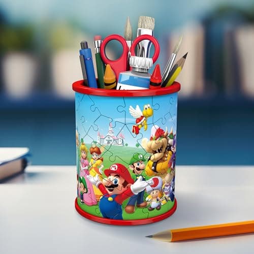 Ravensburger 3D Puzzle 11255 - Utensilo Super Mario - Stiftehalter für Super Mario Fans ab 6 Jahren  – Bild 5