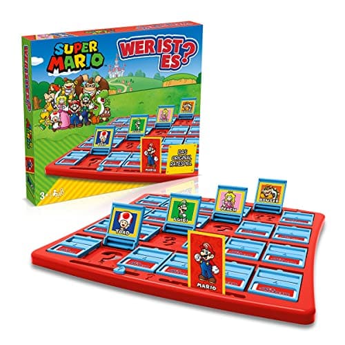 Winning Moves Wer ist es? Super Mario Edition - Wer ist es Spiel Super Mario Brettspiel für Kinder - Fanartikel - Gesellschaftsspiele für Familien - 2 Spieler ab 3+ Jahren – Bild 5