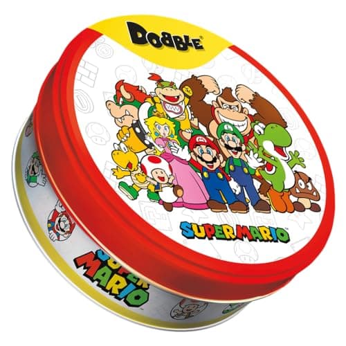 Zygomatic, Dobble Super Mario, Familienspiel, Kartenspiel, 2-8 Spieler, Ab 6+ Jahren – Bild 5