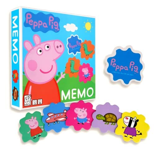 Barbo Toys - Peppa Wutz - Memory Spiel für Kinder ab 3 Jahre - Kinder Kartenspiel mit 36 Karten - Pädagogische Kinderspiele - Peppa Pig - Lernspiele ab 3 Jahren – Bild 7