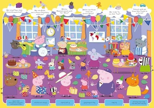 Peppa Pig Wimmelbuch: Mit Rätselspaß für Kinder ab 3 Jahren | Wimmelspaß mit Peppa Wutz – Bild 5