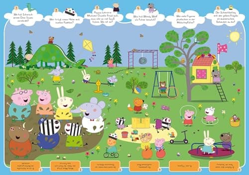 Peppa Pig Wimmelbuch: Mit Rätselspaß für Kinder ab 3 Jahren | Wimmelspaß mit Peppa Wutz – Bild 4