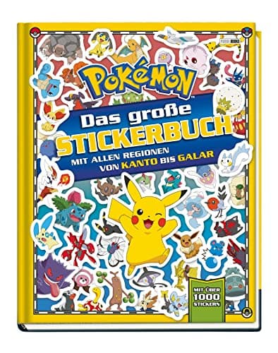 Pokémon: Das große Stickerbuch mit allen Regionen von Kanto bis Galar: mit über 1000 Sickern – Bild 2
