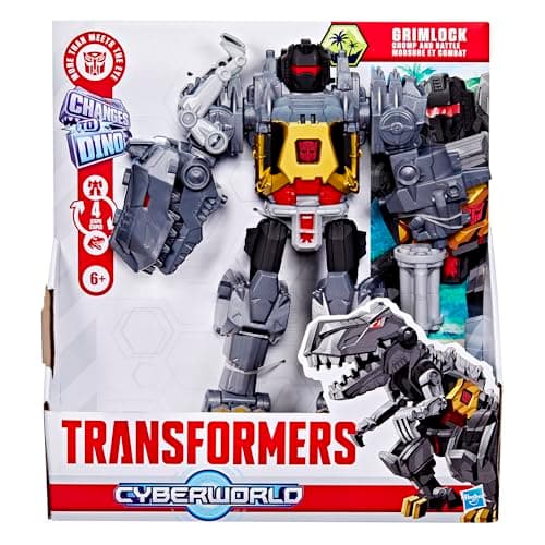 Transformers CYBERWORLD Grimlock Chomp & Battle Action Figure – Bild 3