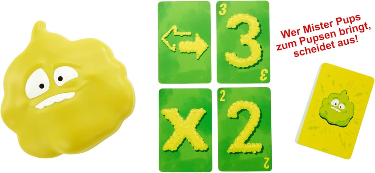 Mattel Games Mister Pups, lustiges Kartenspiel für Kinder und die Familie – Bild 4