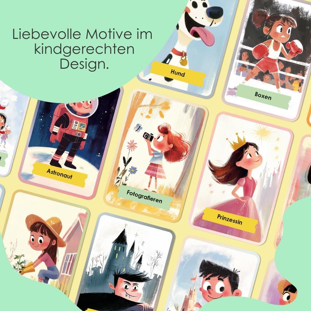 Pantomime für Kinder I Lernspiel & Geschenk für Mädchen und Jungen – Bild 3
