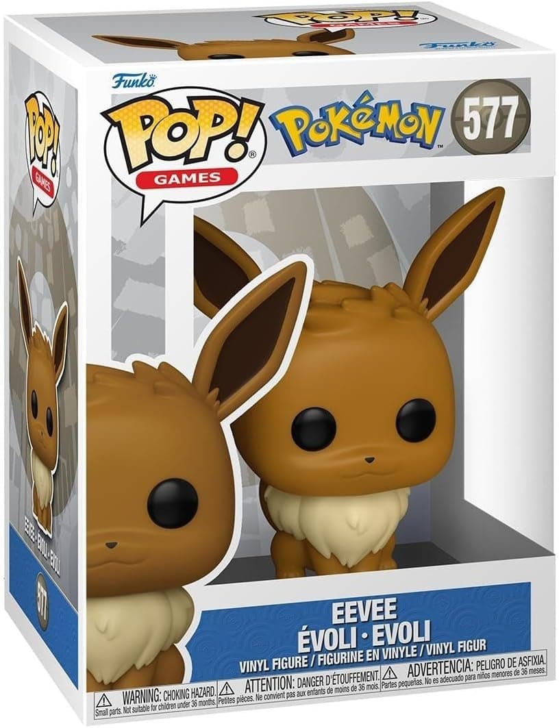 Funko Pop! Games: Pokemon - Eevee - Evoli - Vinyl-Sammelfigur – Bild 1