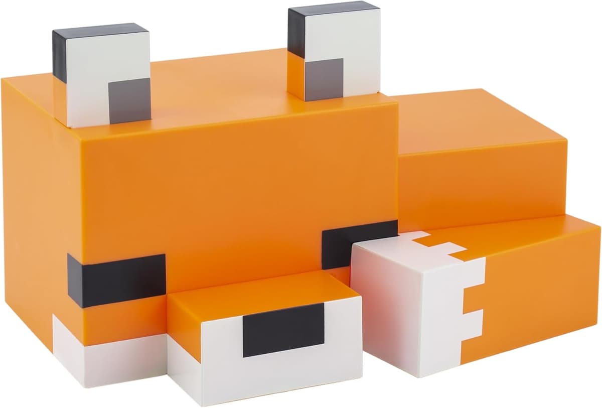 Minecraft Fuchs Nachtlicht - Offiziell lizenziert, Süße Lampe, Geschenk für Jungs & Mädchen, Gaming-Zimmerzubehör & Deko fürs Kinderzimmer – Bild 1