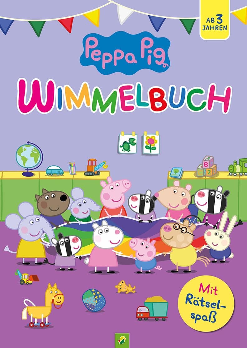 Peppa Pig Wimmelbuch: Mit Rätselspaß für Kinder ab 3 Jahren | Wimmelspaß mit Peppa Wutz – Bild 1