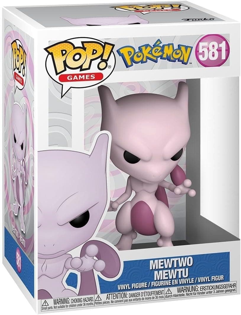 Funko Pop! Games: Pokemon - Mewtwo - Mewtu - Vinyl-Sammelfigur – Bild 1