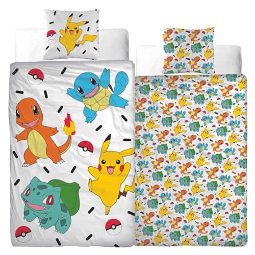 Character World Pokemon Bettwäsche 135x200 cm + 80x80 cm 100% Baumwolle – Bild 8
