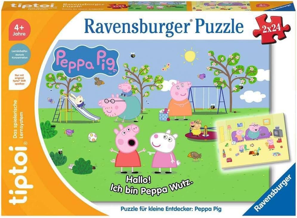 Ravensburger tiptoi Puzzle für kleine Entdecker: Peppa Pig – Bild 1