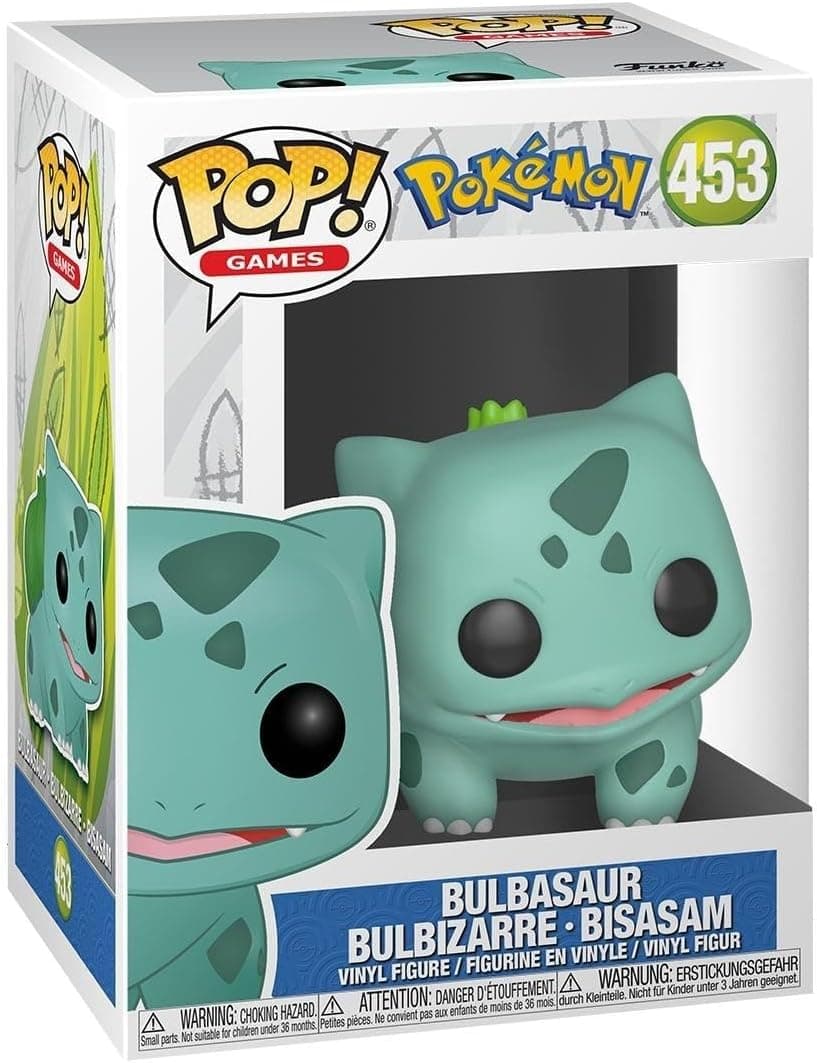 Funko Pop! Games: Pokemon - Bulbasaur - Bisasam - Vinyl-Sammelfigur – Bild 1
