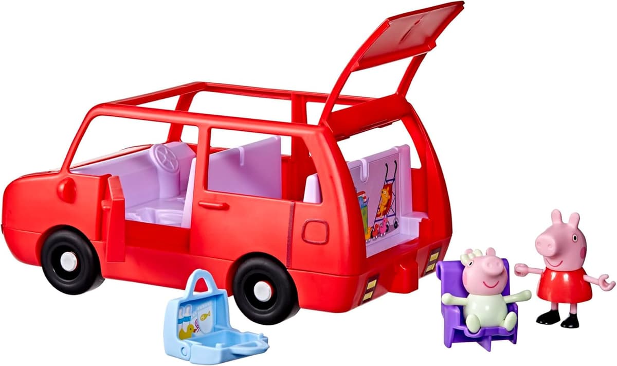 Peppa Pig Peppas großes Familienauto Spielset, Rot – Bild 1