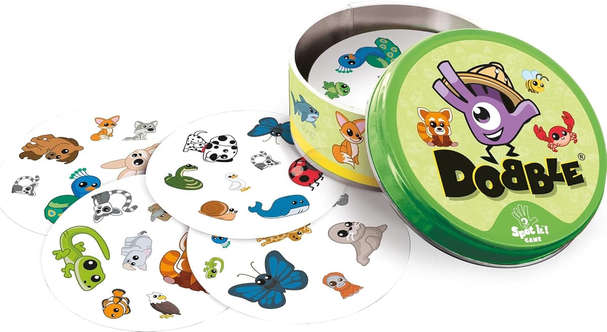 Zygomatic, Dobble Kids, Eco-Sleeves, Kinderspiel, Kartenspiel, 2-8 Spieler – Bild 2