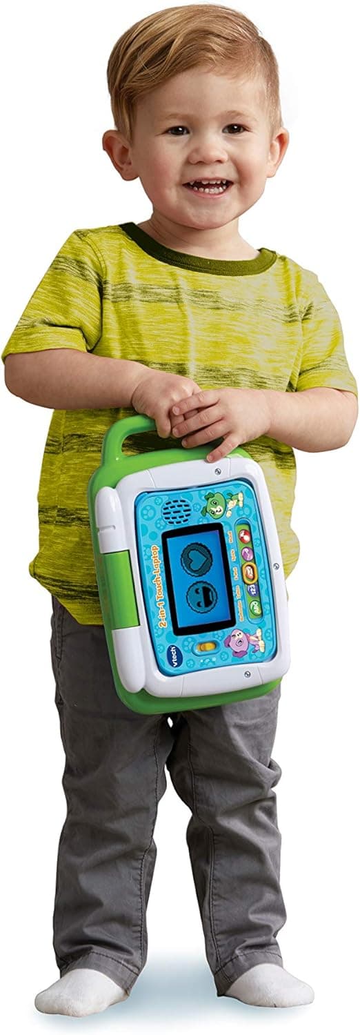 VTech 2-in-1 Touch-Laptop – Lerncomputer und Touch-Tablet zum Lernen von Buchstaben und Zahlen – Bild 3
