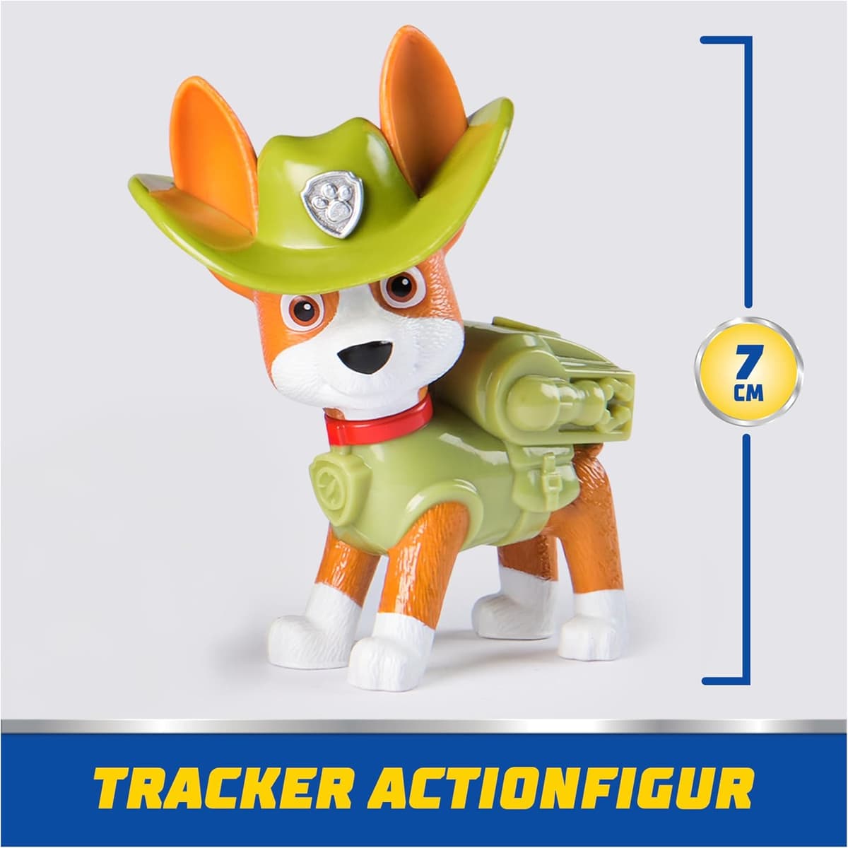 PAW PATROL - Tracker-Figur mit Dschungel-Fahrzeug, stabiles Basis-Fahrzeug – Bild 1