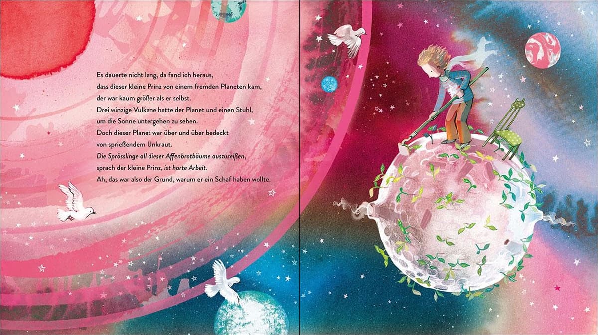 Der kleine Prinz: Der berühmte Kinderbuch-Klassiker liebevoll illustriert im neuen Look als Bilderbuch ab 4 Jahren – Bild 2